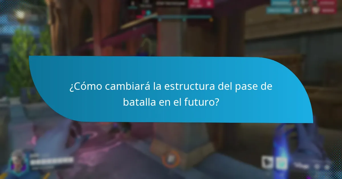 ¿Cómo cambiará la estructura del pase de batalla en el futuro?