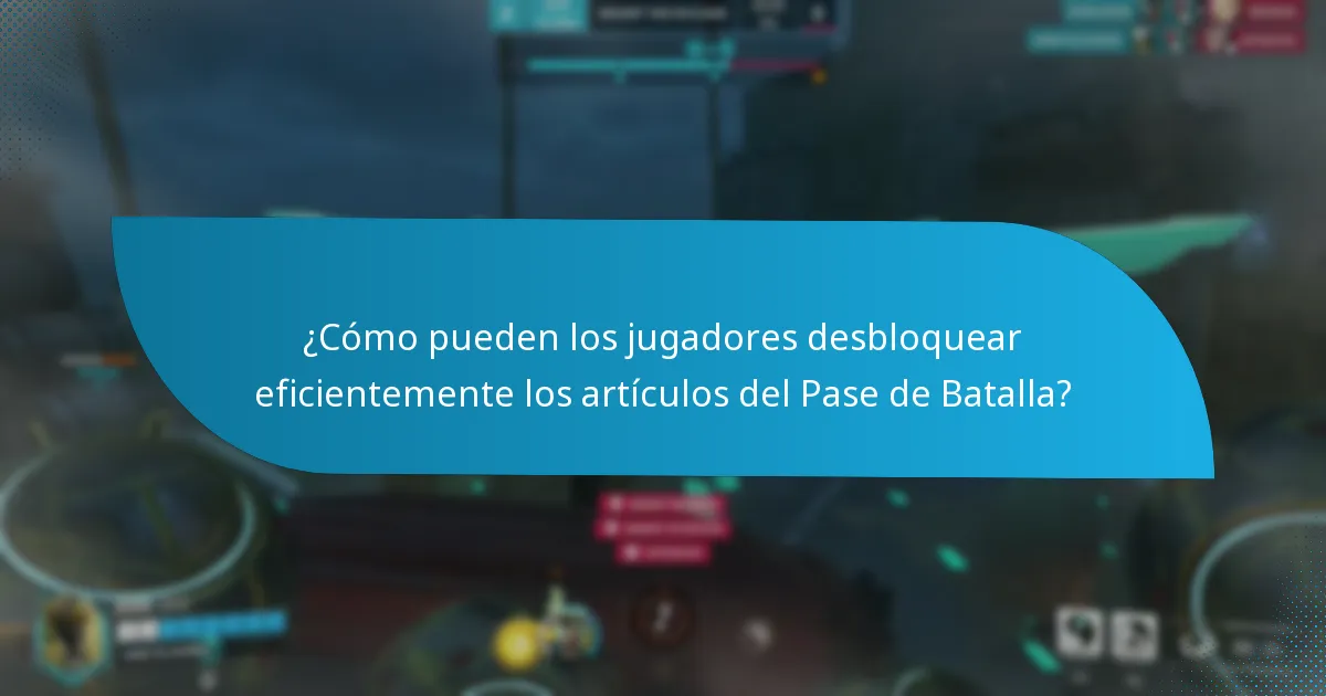 ¿Qué tipos de artículos se pueden desbloquear en el Pase de Batalla?