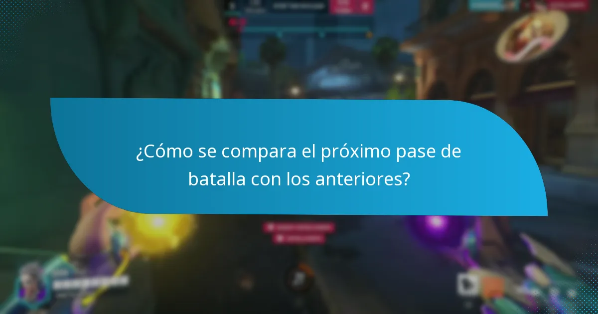 ¿Cómo se compara el próximo pase de batalla con los anteriores?