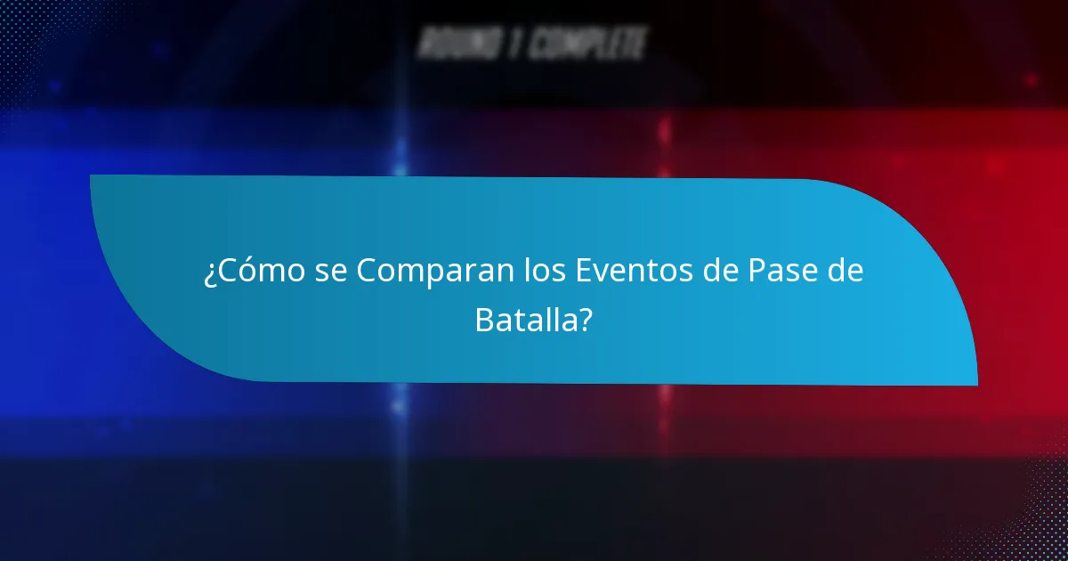 ¿Qué son los Eventos de Pase de Batalla Estacionales?