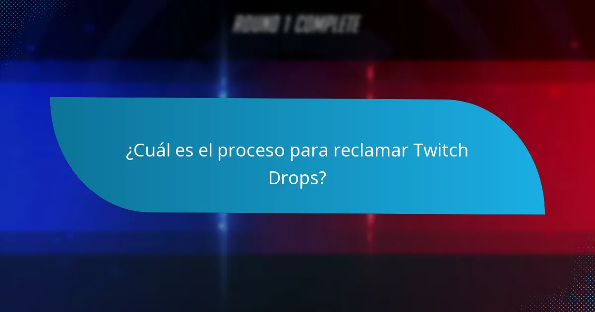 ¿Cuáles son los requisitos para reclamar Twitch Drops?
