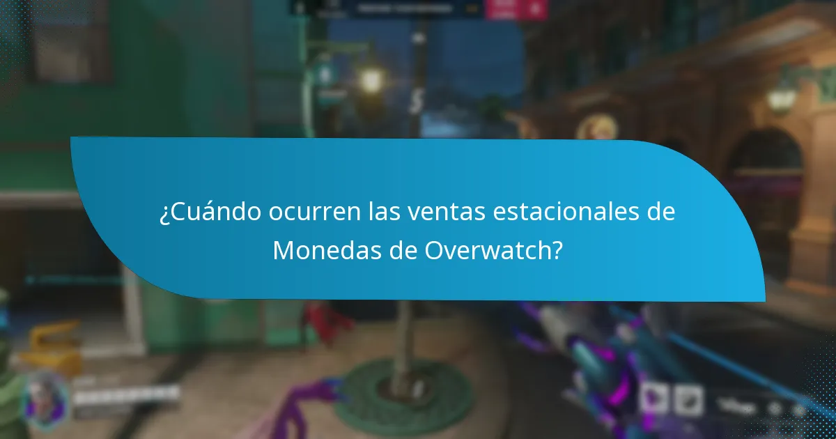 ¿Cómo comprar Monedas de Overwatch durante las ventas?