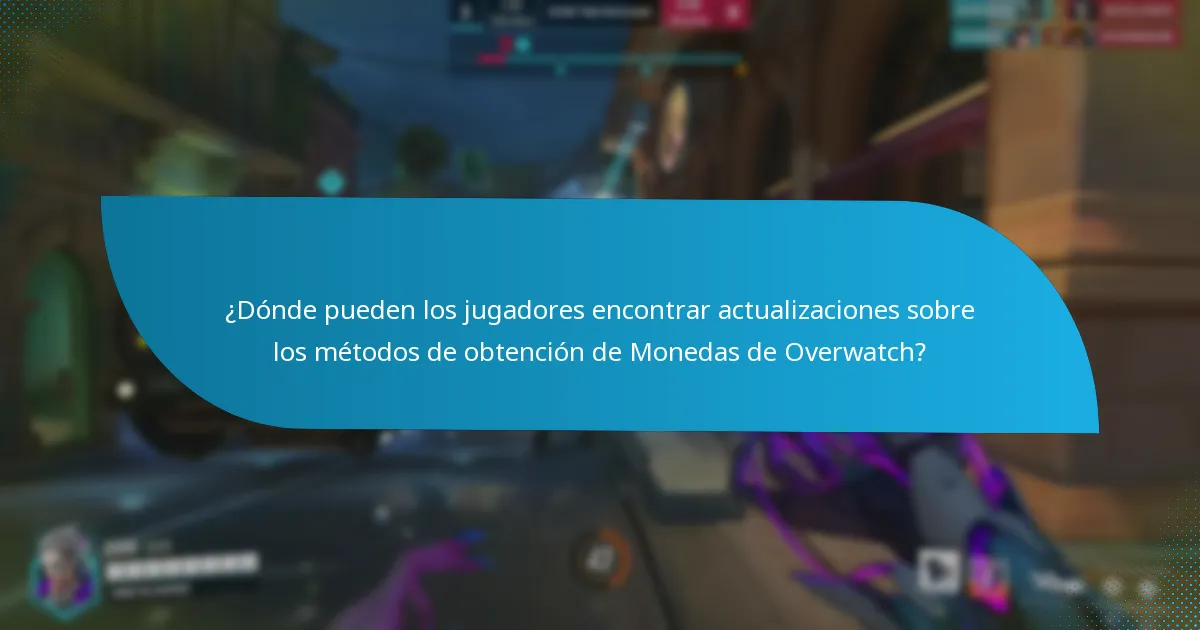 ¿Qué eventos contribuyen más a las ganancias de Monedas de Overwatch?