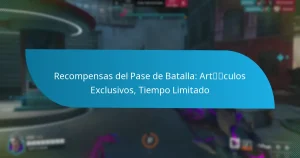 Recompensas del Pase de Batalla: Artículos Exclusivos, Tiempo Limitado