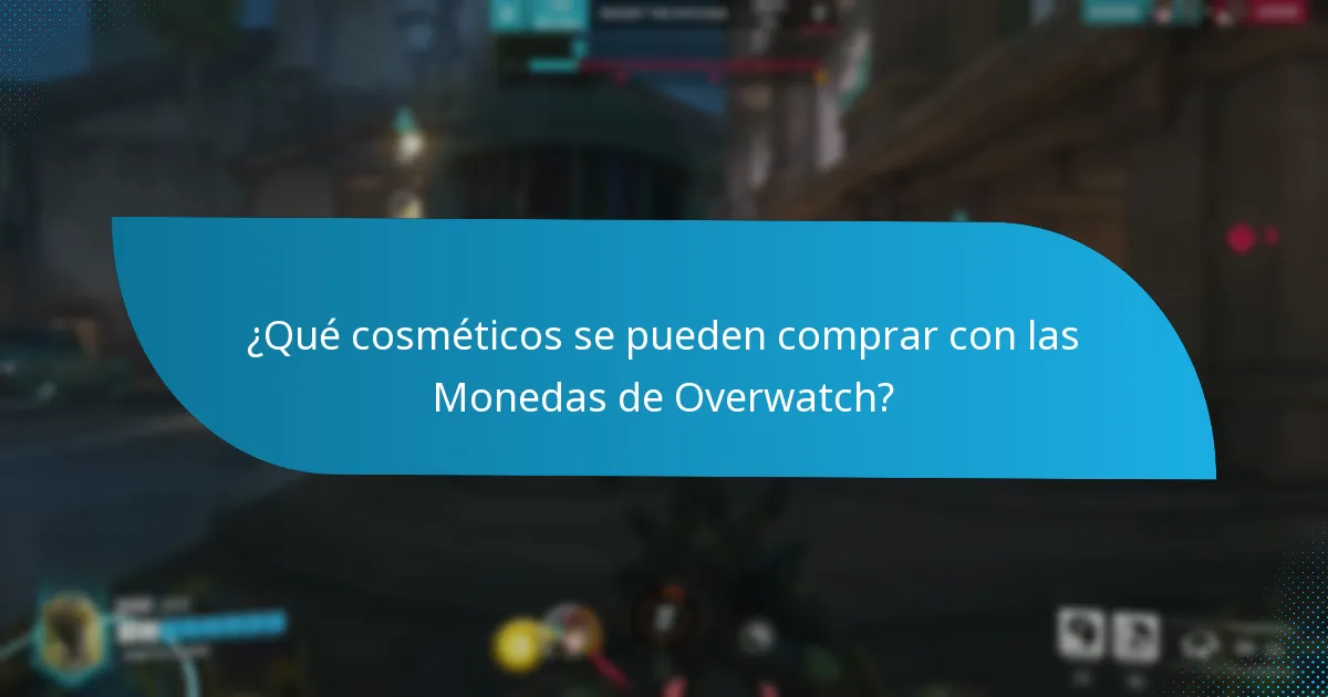¿Cómo comprar artículos utilizando las Monedas de Overwatch?